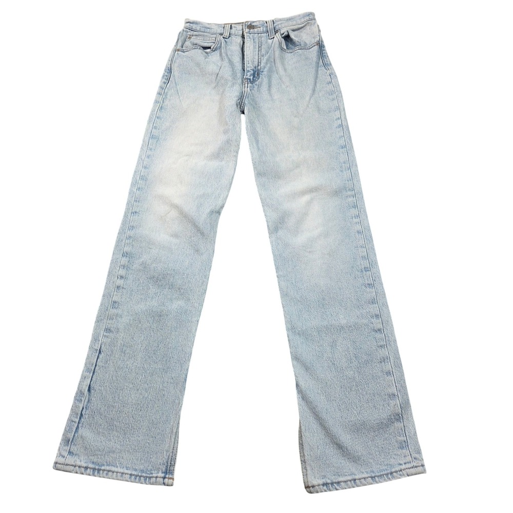 Levis 70s High Slim Straight Jeans Womens 25x29 (tag W25 L31) Blue Light Wash